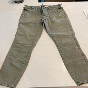 Anthropologie Olive Green Trousers